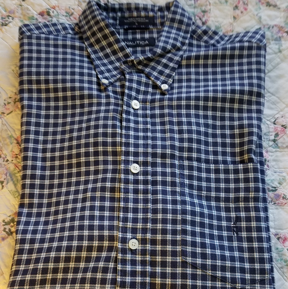 Nautica mens long sleeve shirt    HOST PICK🎩